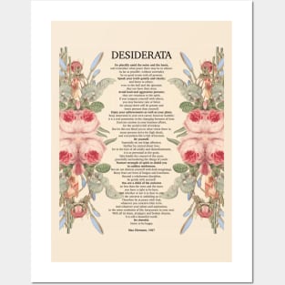 Desiderata Max Ehrmann 1927 in Cream Posters and Art